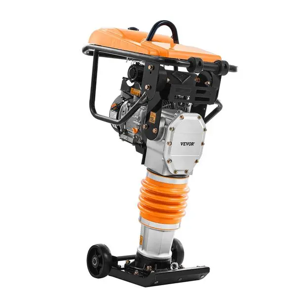 

Вибротрамбовка Jumping Jack Compactor, 6.5 л.с., с бензиновым двигателем 196 куб. см, трамбовочная машина с ударной силой 3600 фунтов.