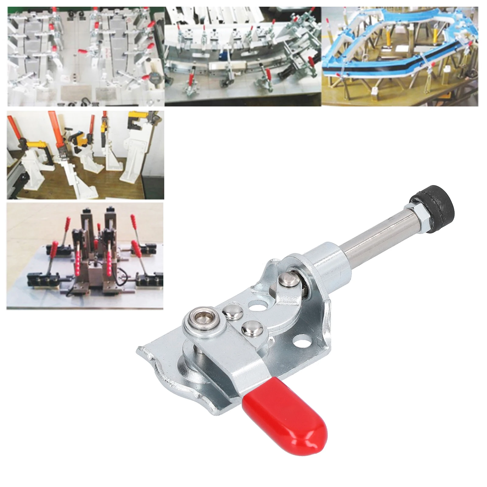 Clamp Equipment Push Pull Toggle Clamp Quick‑Release Toggle Clamp 40kg Holding Capacity Testing Jig Accessories Hand Tool