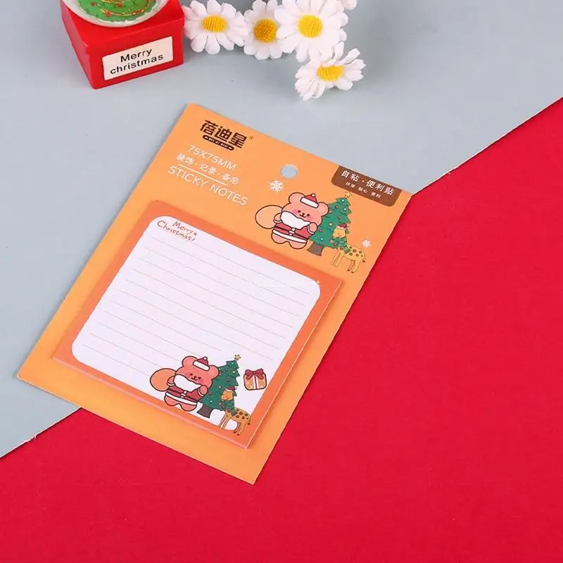 10 Pcs Christmas Notes Pads Self-ashesive Notes Papers for Kids Boys Girls Gift Dropship