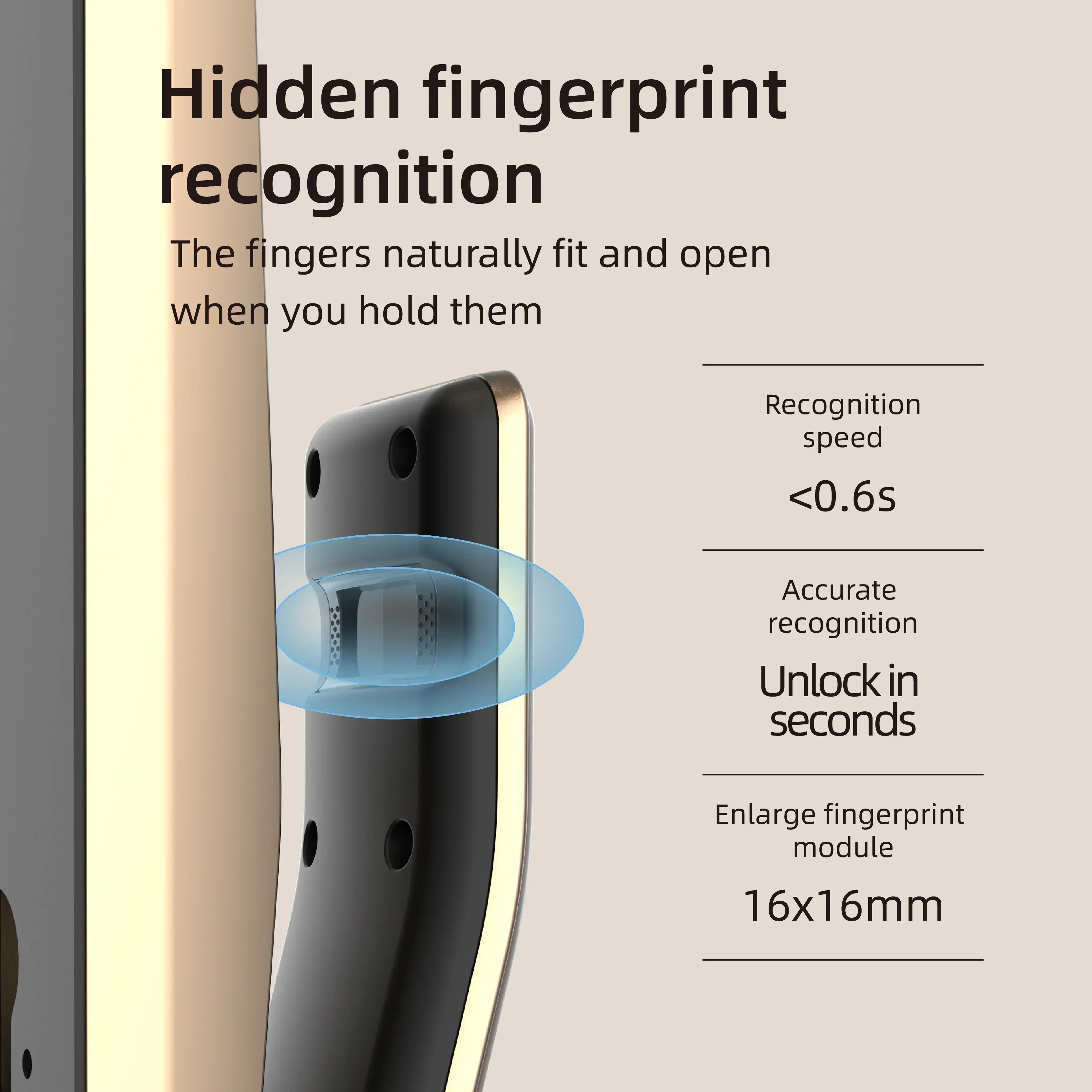 Smartlock Oem Electronic Biometric Fingerprint Gate Smart Digital Exterior Security Front Door Lock With Camera