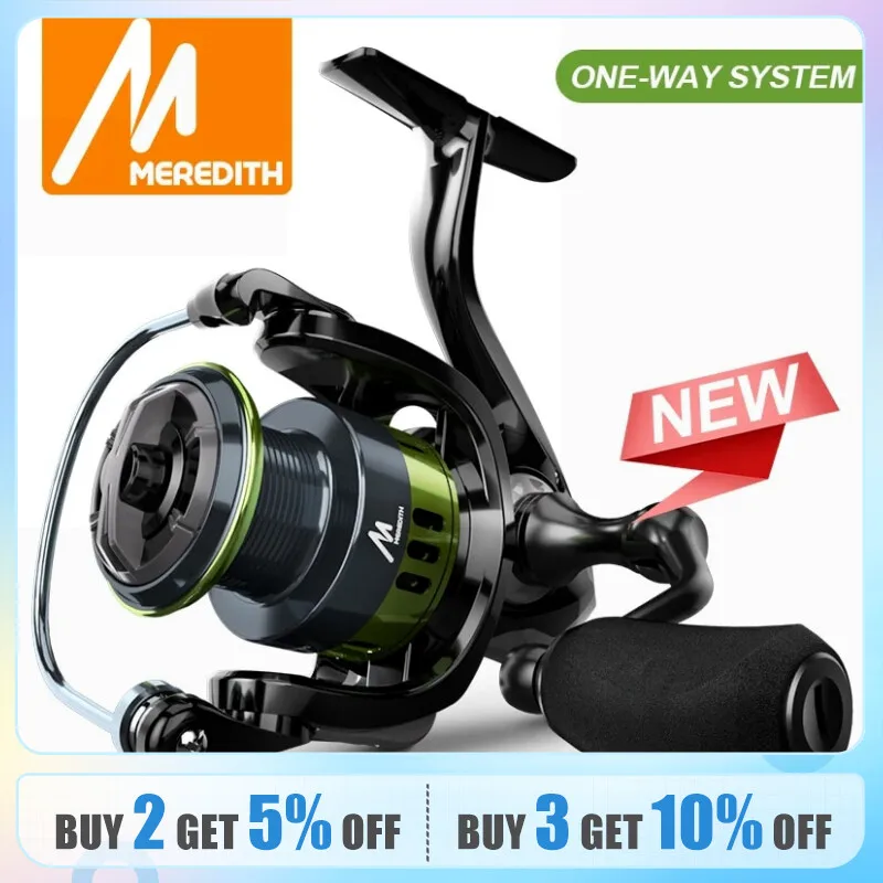 MEREDITH Sagittarius Series Stainless Steel Bearing Spinning Fishing Reel 6KG Max Washer Drag For Sea Fishing Carp Fishing