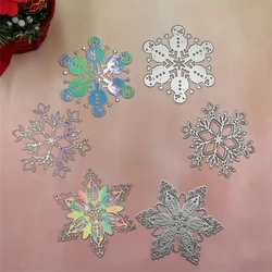 Christmas Snowflake Metal Cutting Dies Scrapbooking Embossing Decorative Crafts Greeting Card Knife Mold Punch Stencil Die Cut