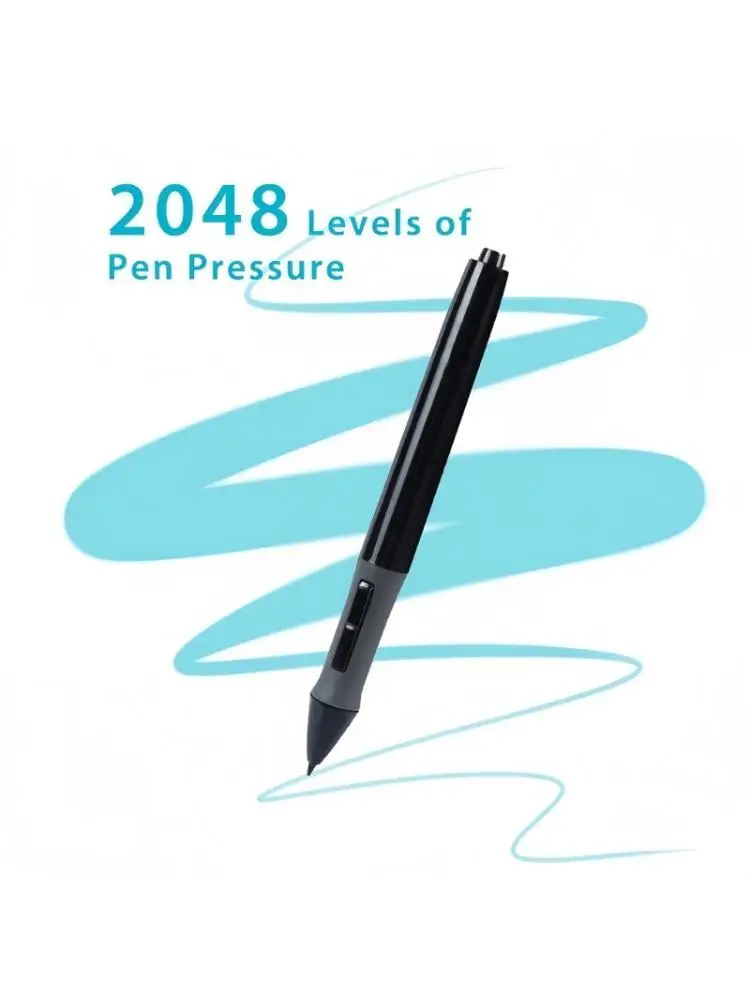 

652F PEN68 Алюминиевая ручка для рисования Электромагнитная двойная кнопка управления давлением 2048