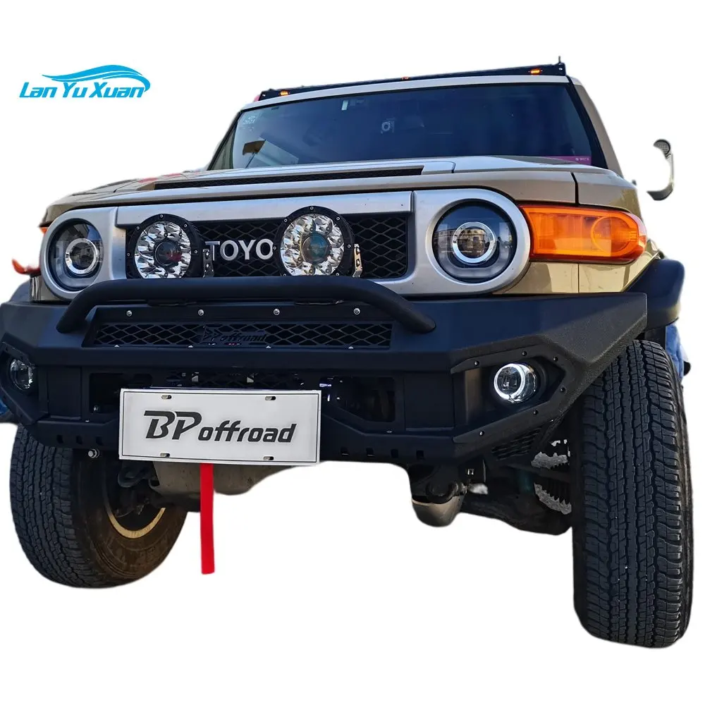 Steel Carbon Auto Offroad Front Bumper With Skid Plate FJ-A10L-H110 