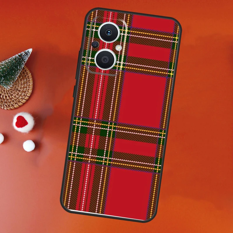 Чехол Clan Stewart с клетчатым узором для OPPO Find X8 X6 X9 Pro Reno 7 8 Lite 10 12 13 14 15 11F 12F 13F 14F