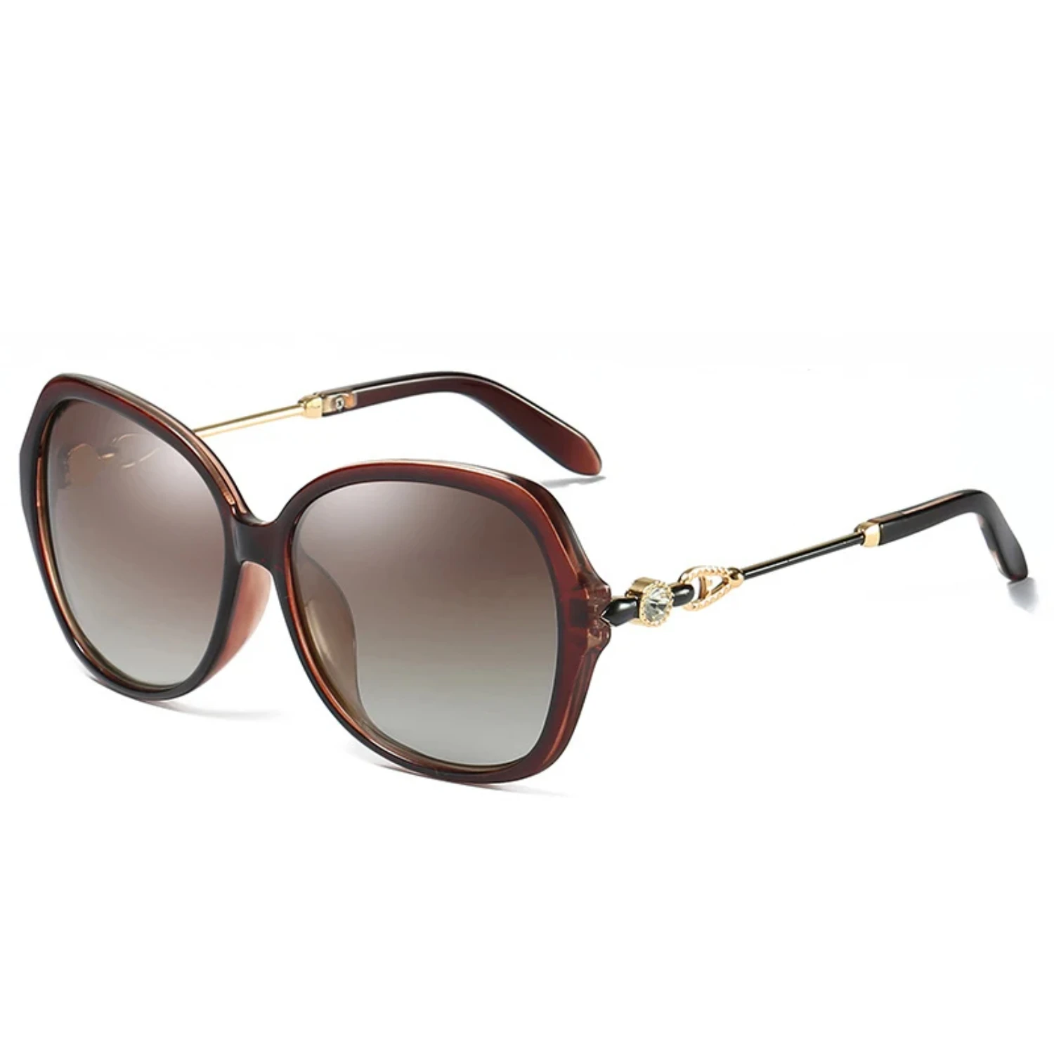 Gafas de sol polarizadas para mujer, conjunto de lentes de película de Color, barrena, moda, bicicleta, estratos, gafas polares, verano, gozluk