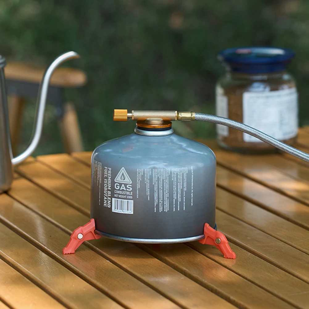 Magnetic Tripod Camping Stove Stand Multifunctional Canister Stabilizer Outdoor Stove Holder for Camping Picnic