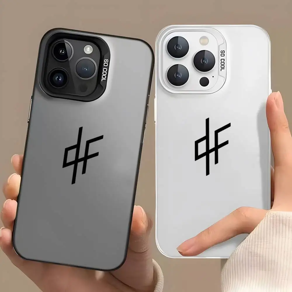 Funda de teléfono PNL QLF Rapper para IPhone 17 17Air 16 15 14 13 12 11 Pro Max Plus colorida plateada