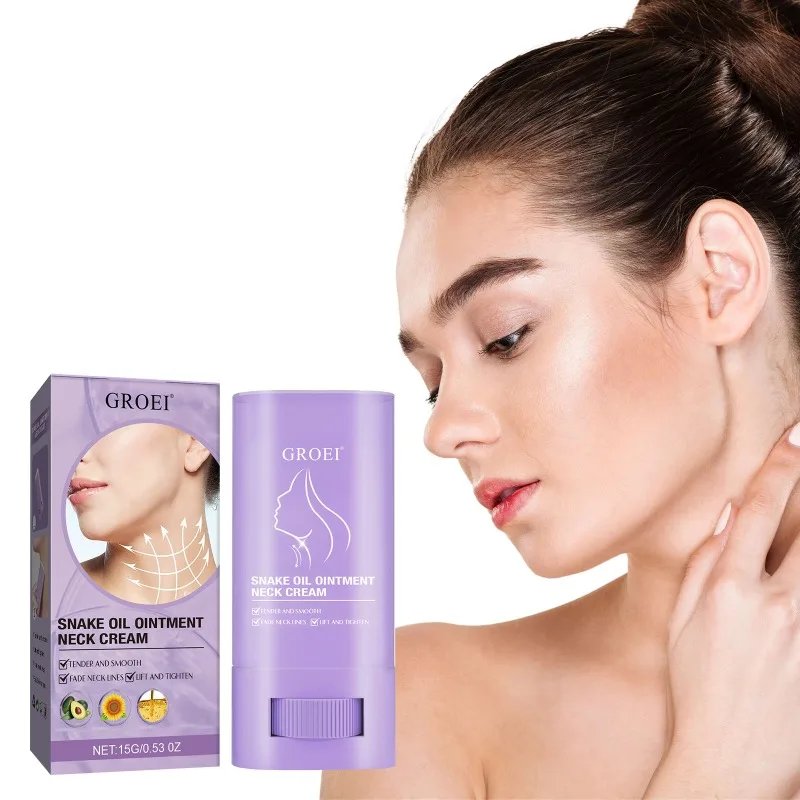 

Snake Oil Neck Cream Ointment Reduce Neck Wrinkles Lift Firm Moisturize Whitening Neck Care