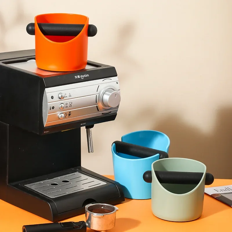 

Espresso Knock Box - Coffee Grounds Container with Anti-Slip Base, Dump Bin for Coffee Residue, Barista Accessories