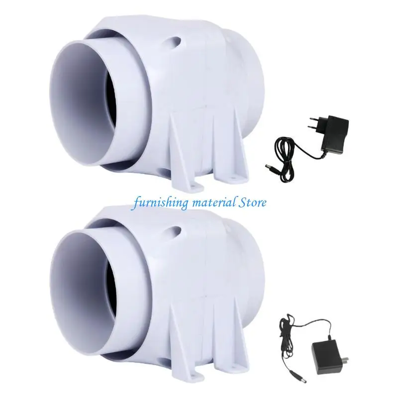 Y5GD مضمنة قناة مروحة تهوية الهواء الأنابيب المعدنية التهوية مروحة العادم قابل للتعديل سفط الحمام المرحاض جدار مروحة الداعم #5