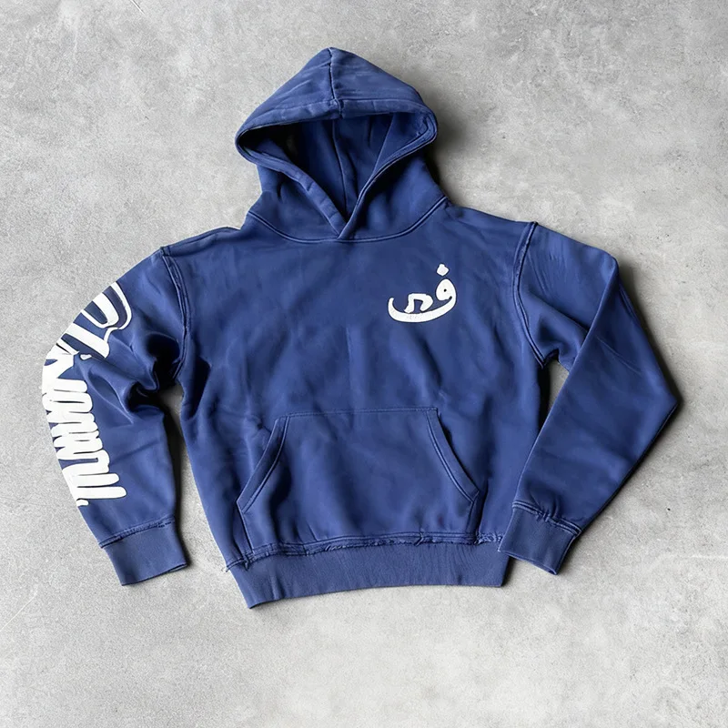 

1. Новый комплект в уличном стиле 2026: унисекс худи с капюшоном и брюки прямого кроя, повседневный трендовый уличный образ