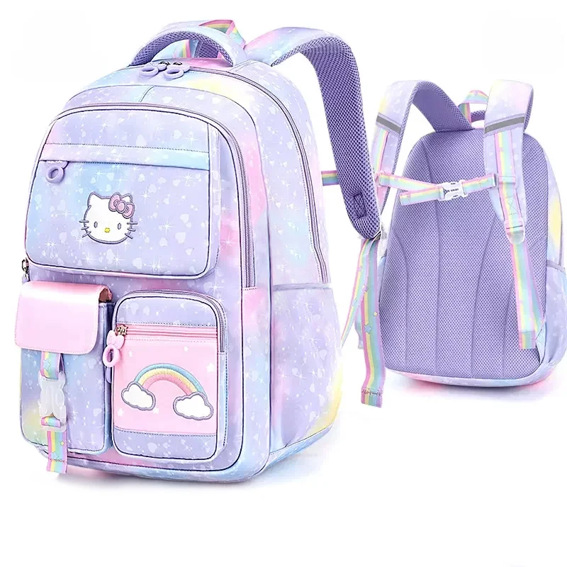 Children's Schoolbag Hello Kitty Primary School Student Girls' Spine Protection Burden Reduction Girls' Backpack school backpack