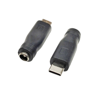 2/5/10PCS DC USB Type-c to 5.5*2.1 Female Connector to Female 5521 Power Jack DC Power Conector 5.5x2.1 Adapter USB C Converter