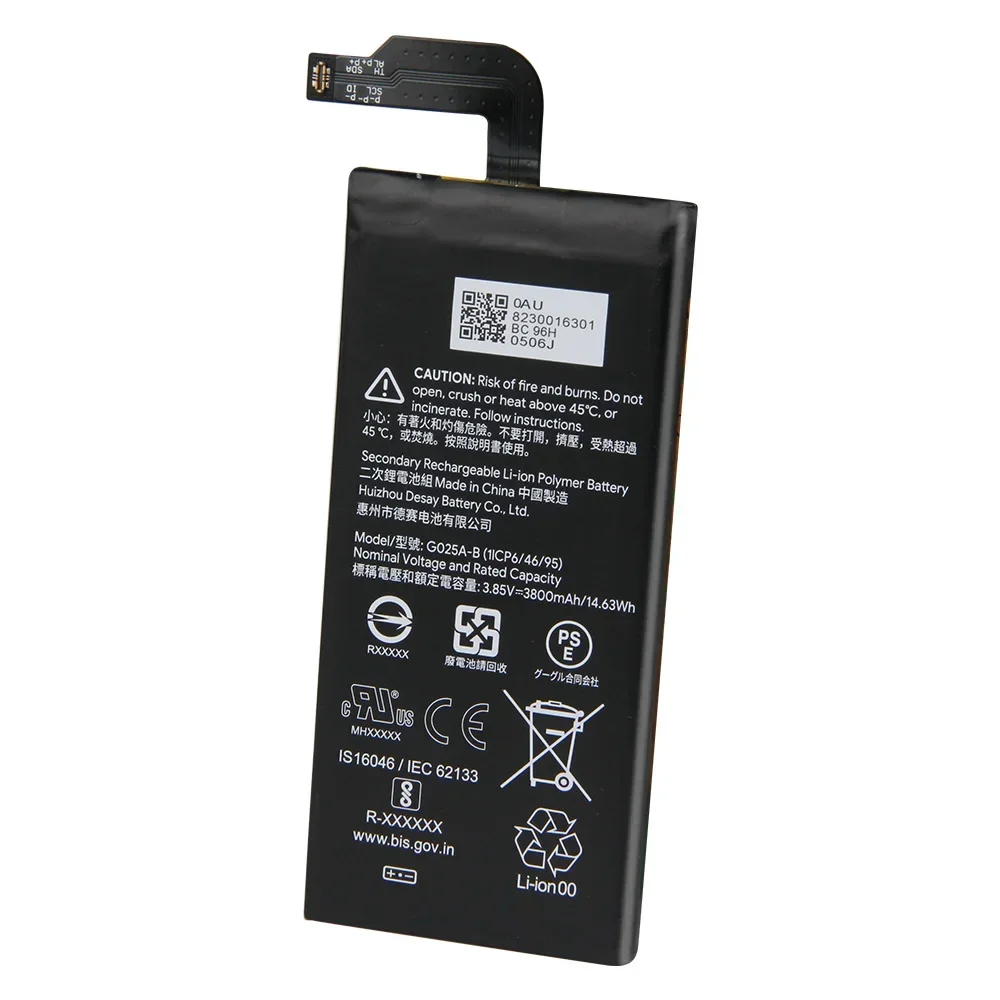 Replacement Battery GTB1F G27FU G025A-B For Google Pixel 5A pixel 4A Pixel5 Pixle5XL Phone Battery With Tool 4000mAh