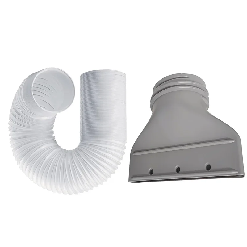 A39M モバイルエアコンアクセサリー用-ポータブルエアコン排気ホースカップリング 130 ミリメートル直径ウィンドウアダプター用