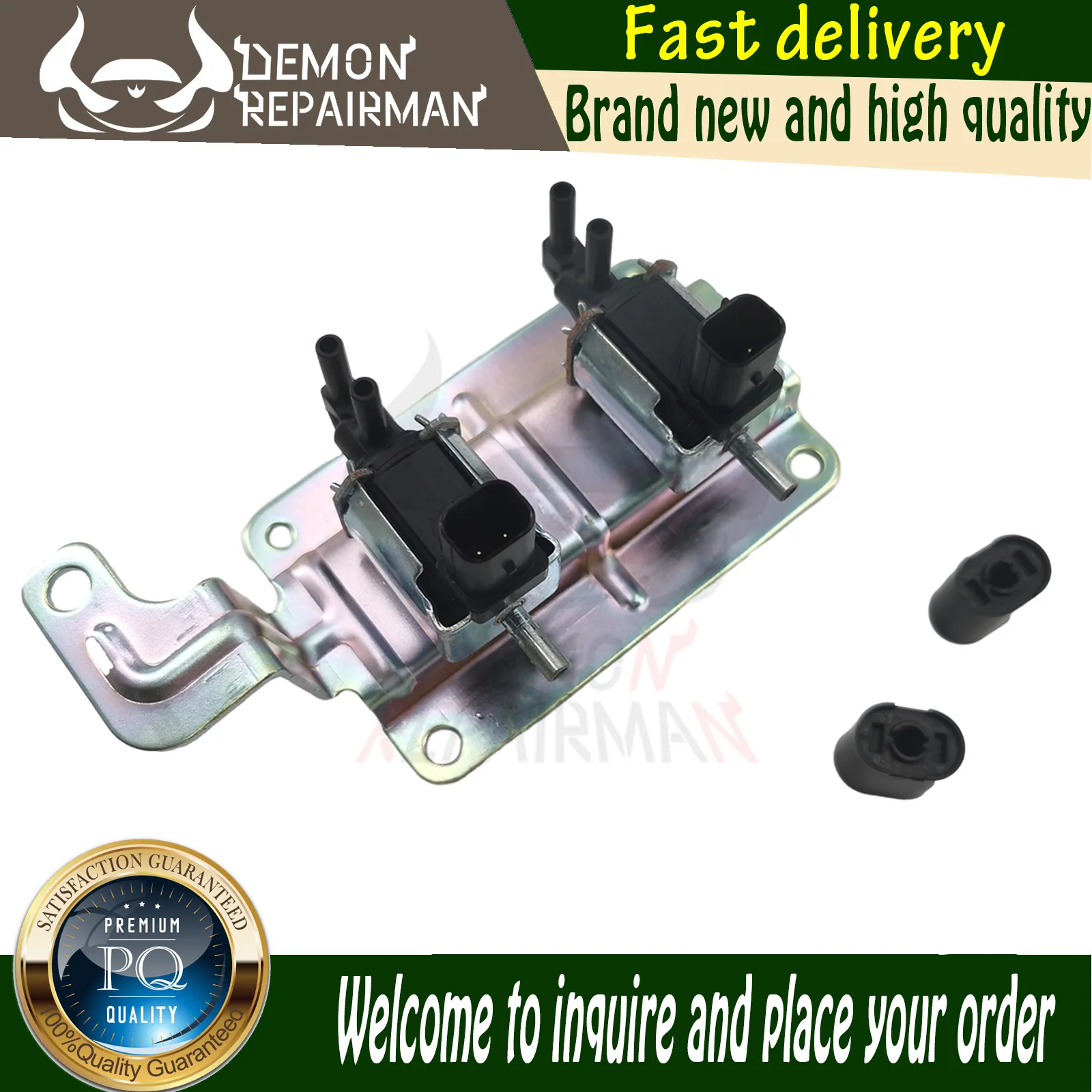 Car Intake Manifold Runner Vacuum Solenoid Valve Compatible withFord Focus C-Max Galaxy Mondeo 4M5G-9J559-NB BS7E-9J559-AA
