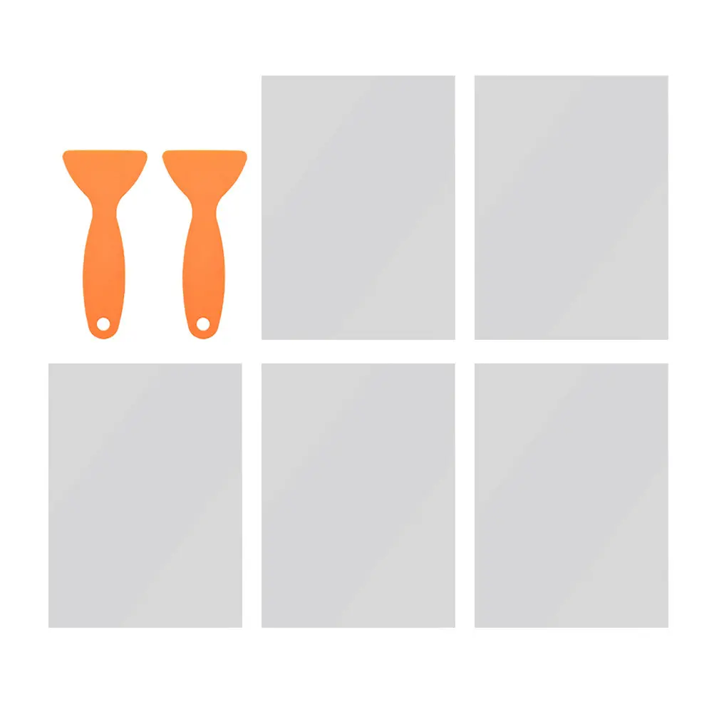 

Набор из 1 пленки FEP с пластиковым шпатель-скребком для 3D-принтера: прозрачная, антипригарная, термостойкая, с высокой светопропускной способностью, для фотополимерных принтеров