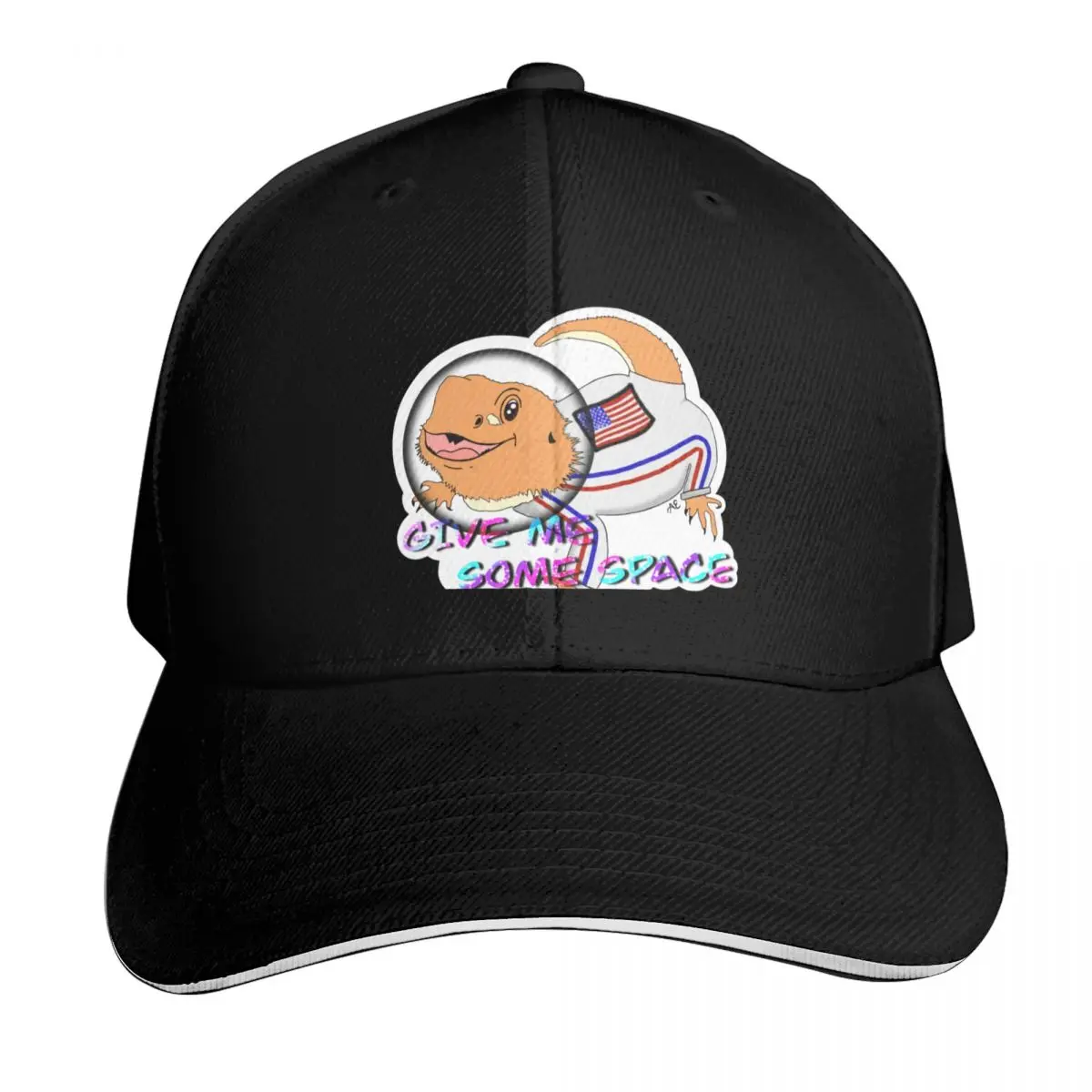 Space Dragon Baseball Cap Snapback Flat Bill Strapback Dad Hat Six Panel Structured Crown