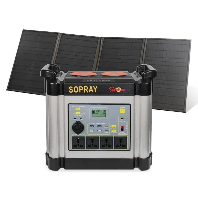

2000W Portable Power Station with Ac Adaptor Pwm Solar Panel Pure Sine Wave for Outdoor