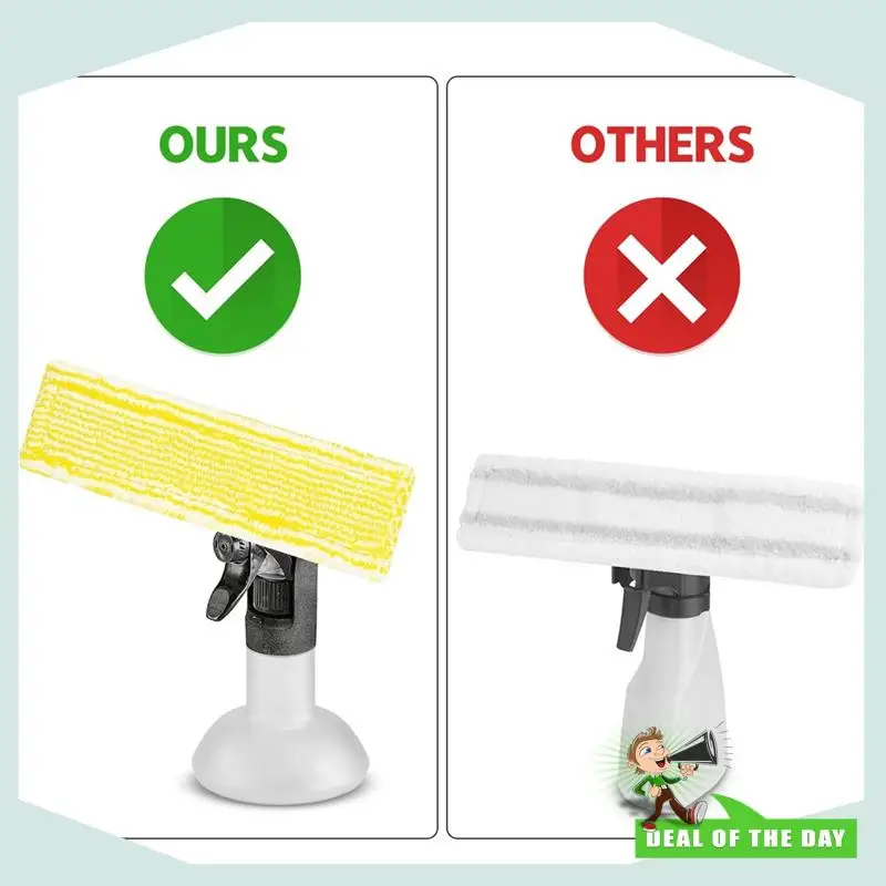 24時間配達 8個 マイクロファイバーモップ交換用 ケルヒャー WV2 WV5 WV6 Plus プレミアムウィンドウクリーナー (2.633-129.0)