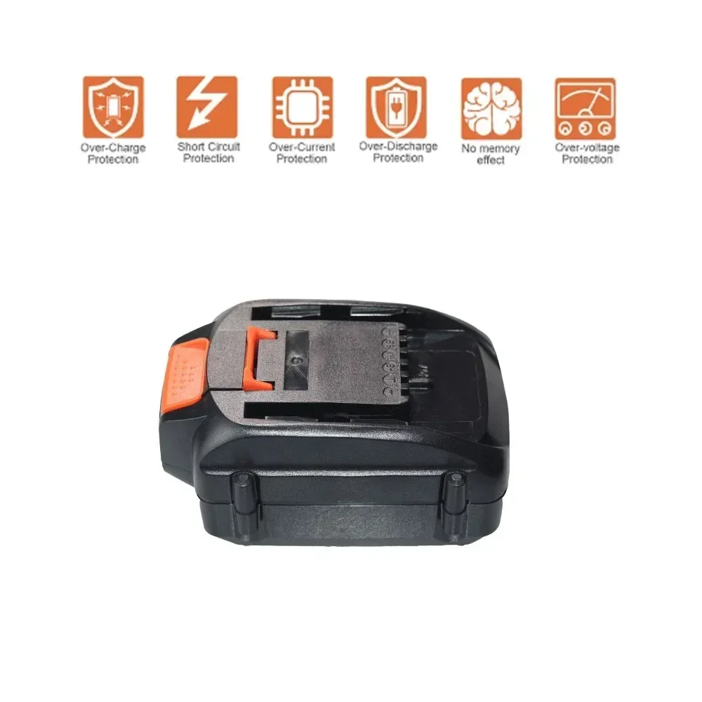 Para worx 100% novo original 40v 4000mah/6000mah bateria de íon de lítio substituível de alta qualidade wa3580