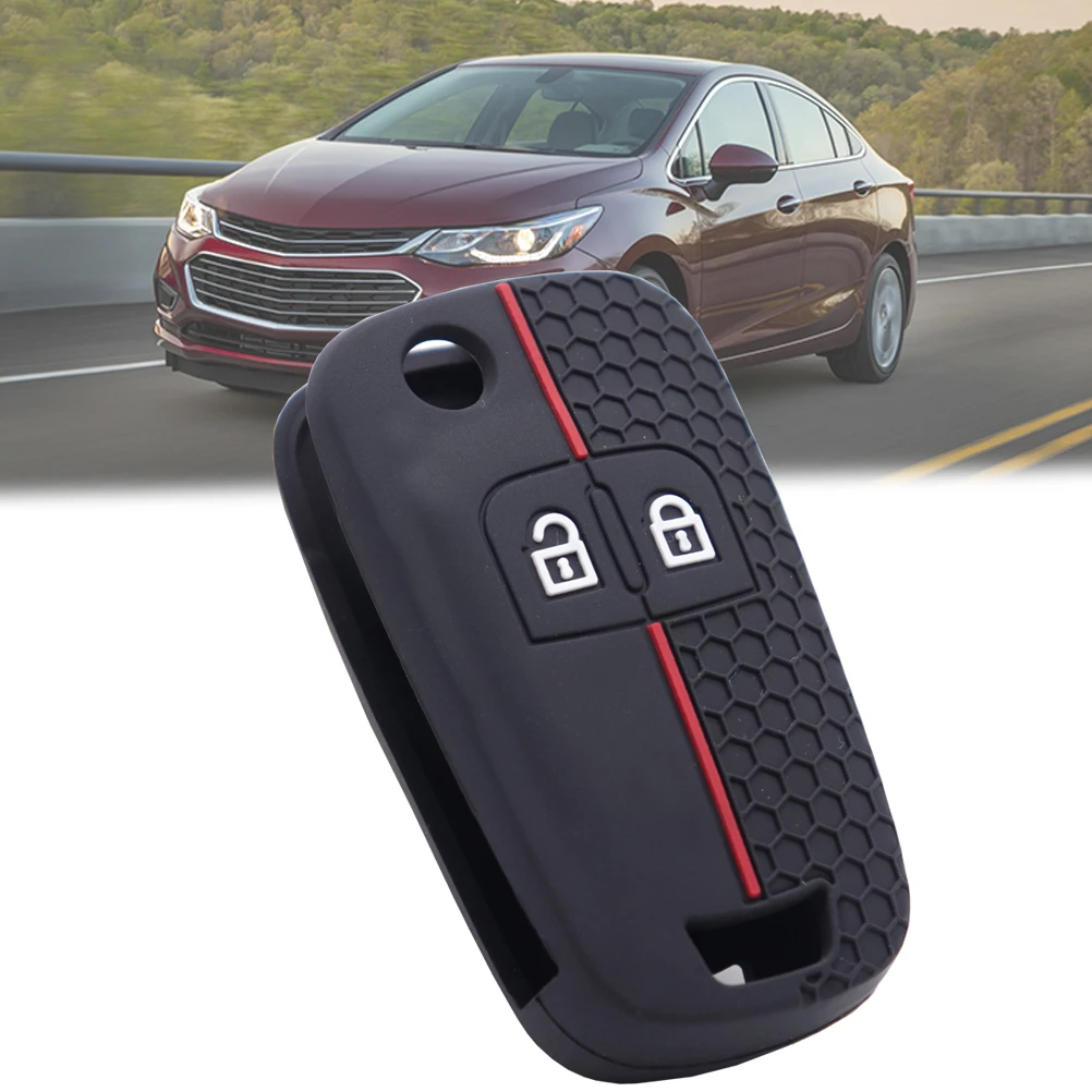 2 Button Car Smart Key Shell Case Fob Cover Holder For Chevrolet Malibu Cruze Spark Opel Vauxhall Astra J Corsa D E Silicone