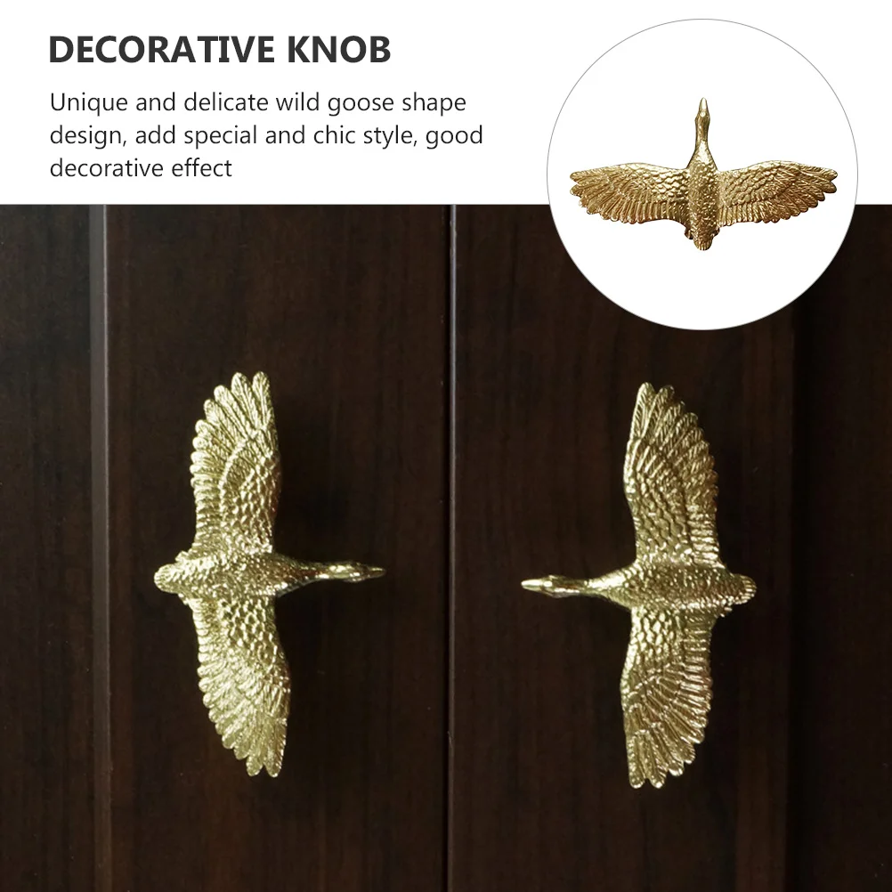 

1Pcs Copper Cabinet Handle Delicate Shape Durable Decorative Furniture Pull Handle for Drawer Wardrobe Shoe Cabinet