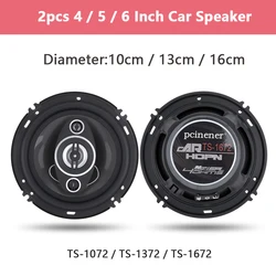 2 pz 4/5/6 pollici altoparlanti per auto 10cm/13cm/16cm Subwoofer Car Audio musica Stereo Full Range frequenza Hifi altoparlante automobilistico corno