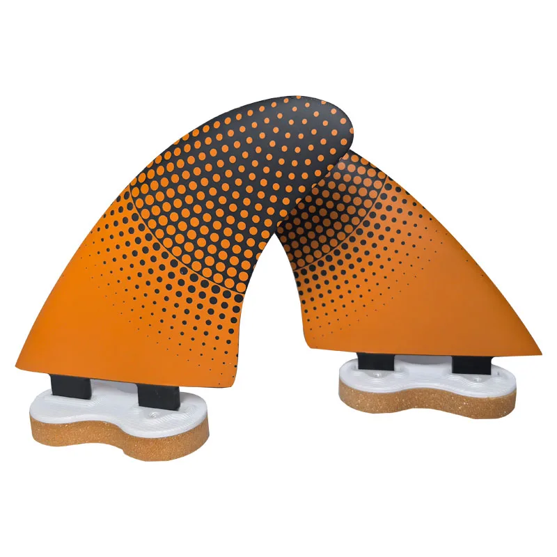 

FCS 1, оранжевые ласты из углеродного стекловолокна, сотовые, оранжевые, для доски для серфинга, 2 шт., аксессуары для вейкбордов