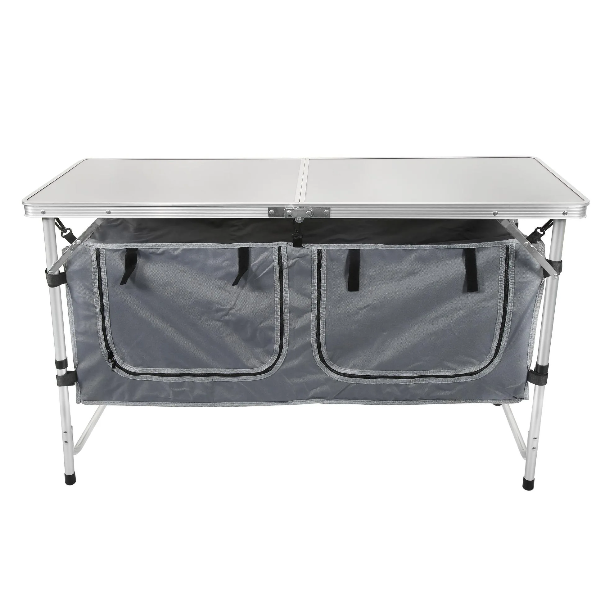 

Outdoor camping with storage bag, portable and lightweight multi-functional aluminum alloy folding table