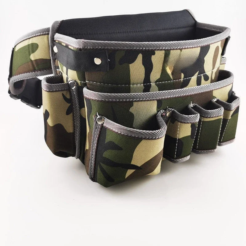 NEW Wear-resistant Oxford Cloth Tool Bag Multifunction Repair Hardware Woodworking Electrician Waist Bag Portable Storage Bag