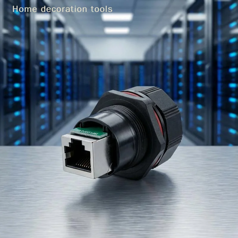 

RJ45 Waterproof Ethernet Signal Connector Adapter Dustproof Cap for Outdoor Networking Solutions