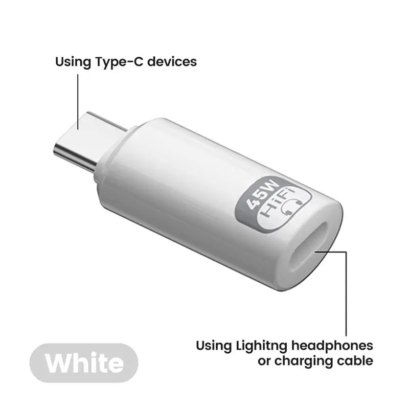 PD45W For Interface To USB Type C Adapter Support Fast Charge Data Transfer Typec To For Interface Adapter