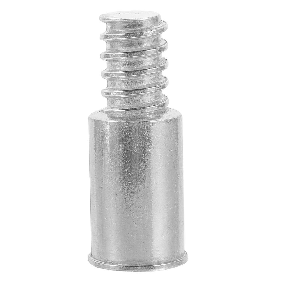

Threaded Tip Replacement For Broom Handle Aluminum Alloy Pole Adapter Tips For Telescopic Pole Metal Connector Household