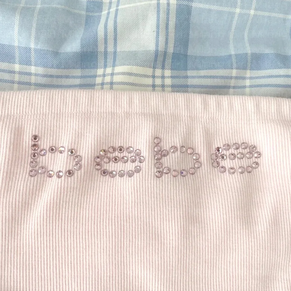 Cute Rhinestones Letter Print leeveless Tank Top Summer Girl Stretch Top Streetwear Pink Corset Y2k Sexy Sleeveless Baby Tee