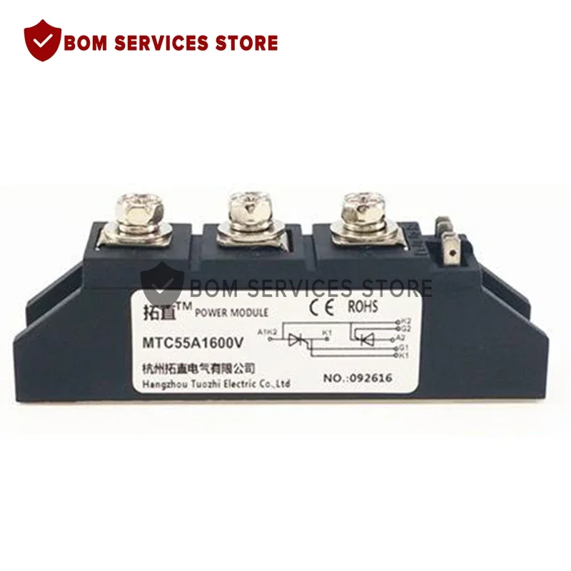 MTC55-16 MTC55A1600V, MTC72-16, MTC70A-16, MTC110A-1600V, MTC92-16, Envío Gratis, módulo nuevo y ORIGINAL