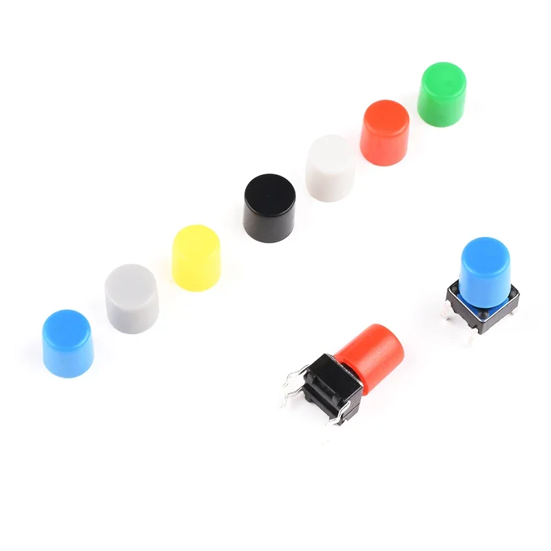 5pcs A56 cap 6 * 6 button cap light touch switch button inner diameter 3.3 high 6MM