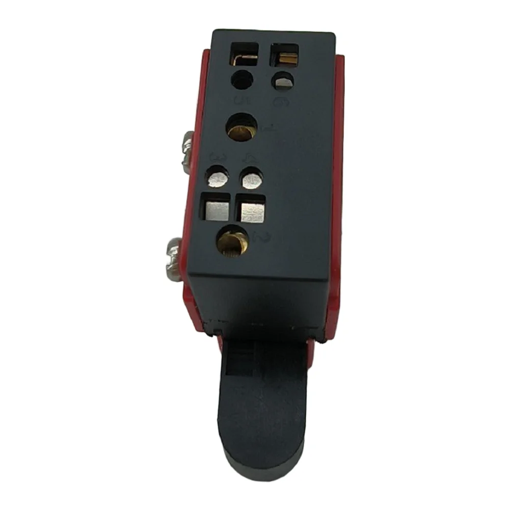 For mill Hoist Foot Switch - For 220V Foot Operated Control for Hanging Grinders with Sturdy Red Black Plastic Housing