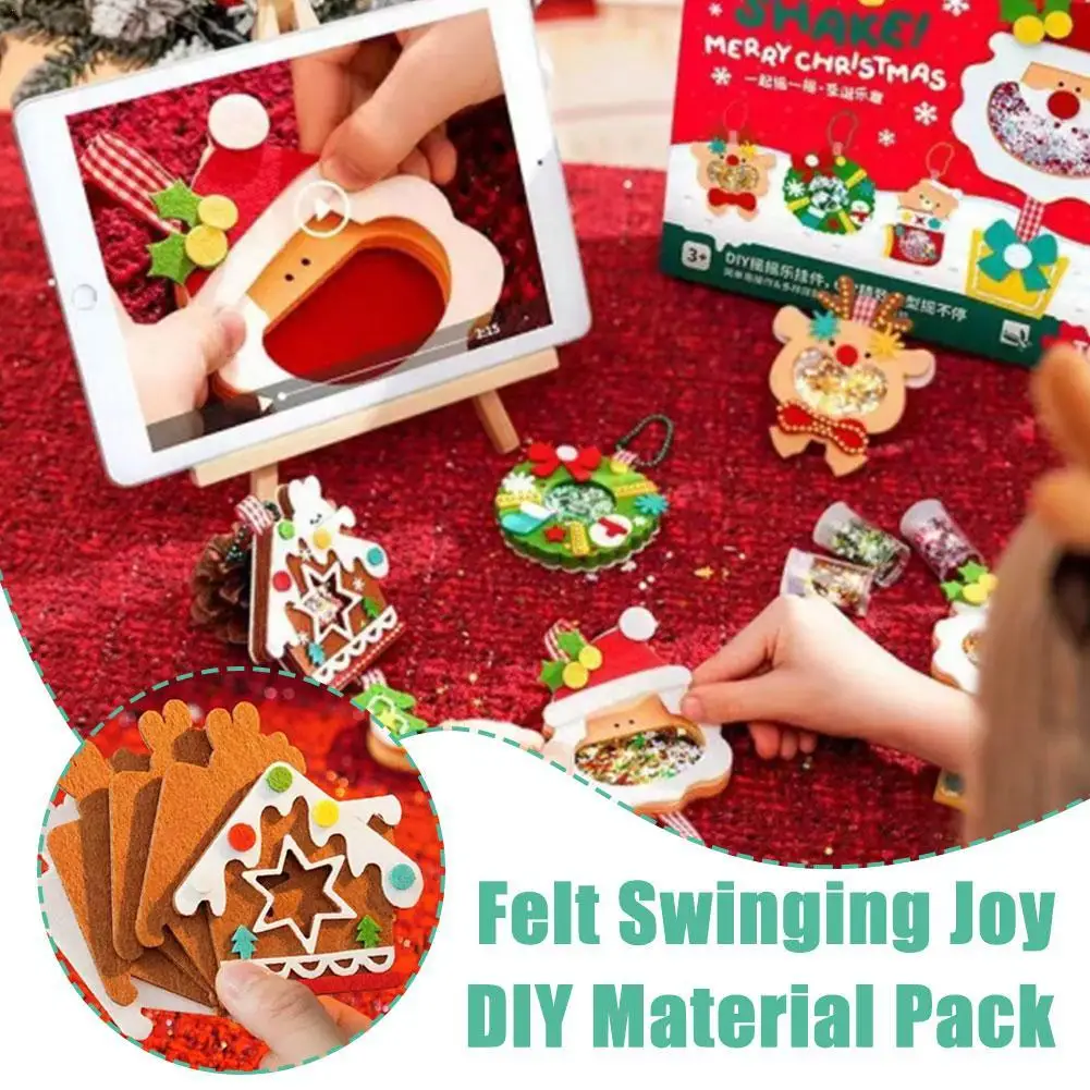 

Felt Christmas Crafts For Kids Holiday Crafts Christmas Ornaments Making Christmas Crafts Material Package Christmas Tree