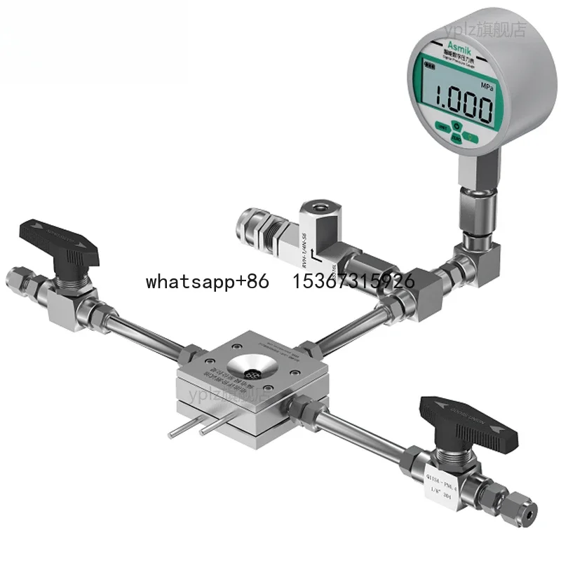 In situ Raman pressure two electrode battery evaluation test cell