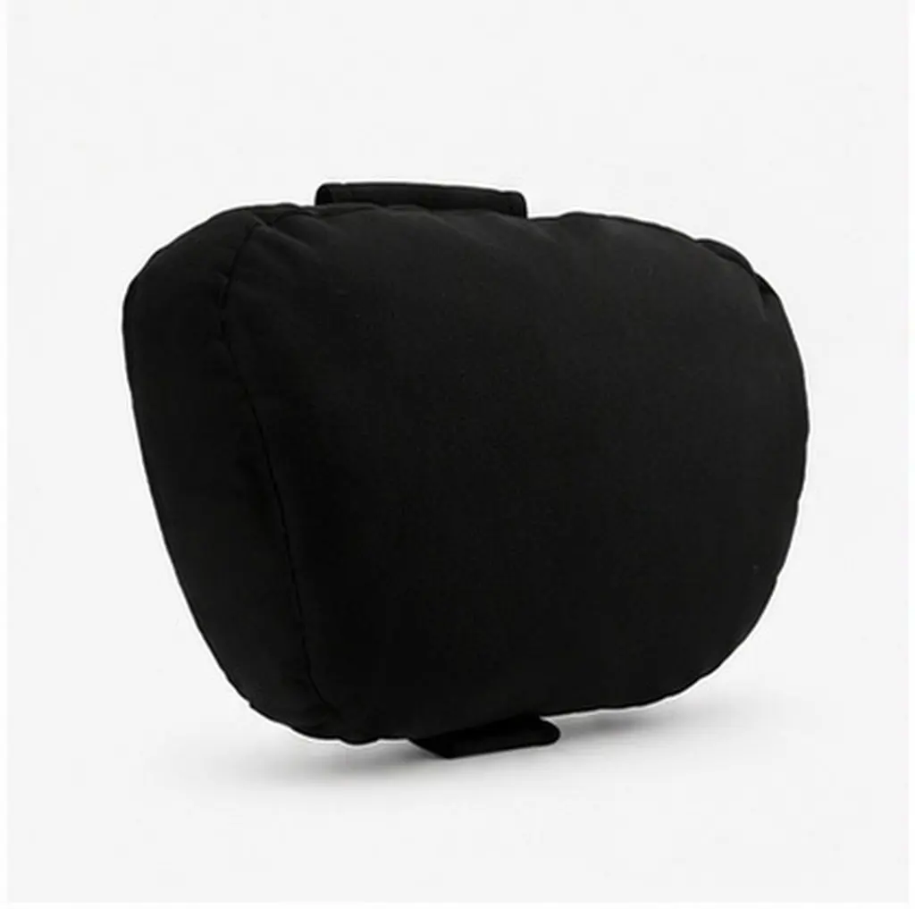Car Seat Headrest Cushion Ergonomic Adjustable Neck Support Pillow with Convenient Side Pockets for Commuting Travel