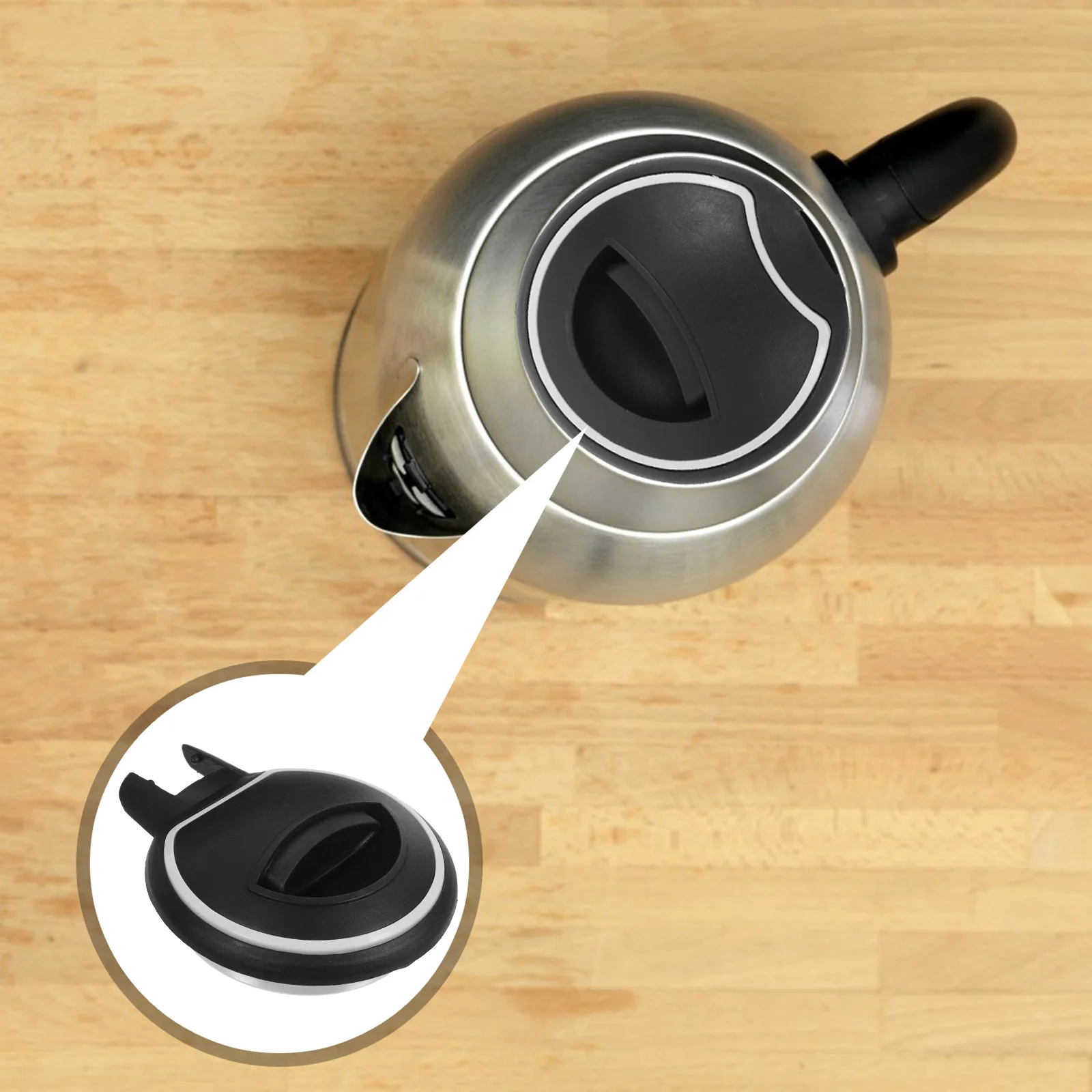 

Electric Tea Kettles Automatic Shut off Lid Electrical Caps Accessories Heating Water Cover Teapot