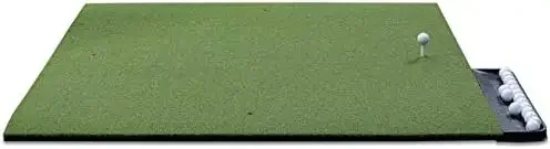 

Golf Mat - 4x5 Feet Premium Turf Indoor/Outdoor Mat for Hitting & Chipping - Golf Stance Mat for Pros & Beginners