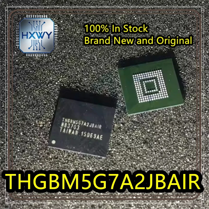 (1/5 Piece) THGBM5G7A2JBAIR Brand New EMMC 16G BGA 153 Ball, 100% New, Original, In Stock, Electronic Device IC