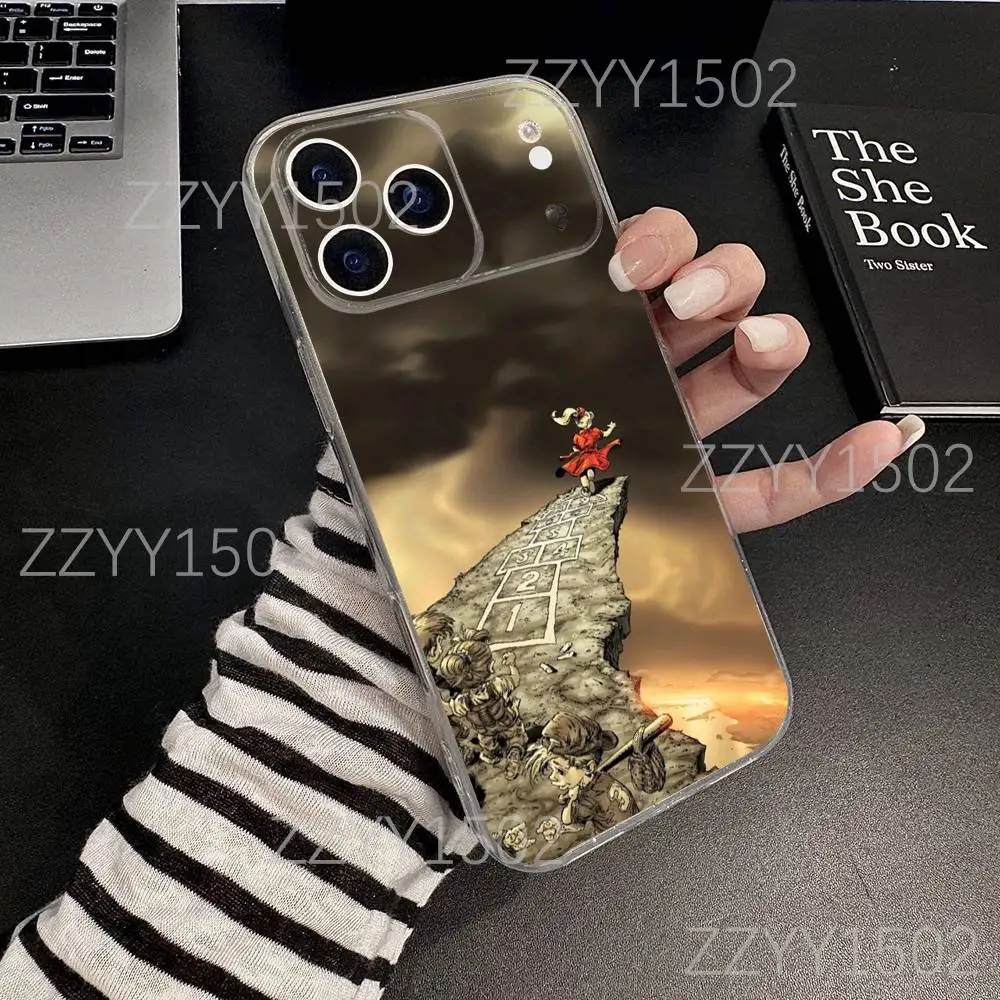 K-Korn Rock Band Untitled For iPhone 17,16,15,14,13,12,11 Pro,Max,Plus,X,XS,XR,SE4,E Mini Transparent Soft Protective Shell