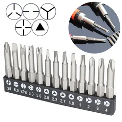 5-13pcs Special-shaped Screwdriver Set Of Hits For Screwdriver U/Y-Type Triangle Inner Cross Triangular Screwdriver Bit