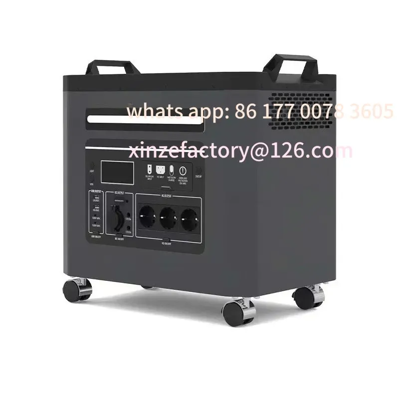 

Customizable Outdoor 2kW/3kW/5kW Portable Energy Storage Mobile Power Supply with Inverter Controller for Housed Solar Energy