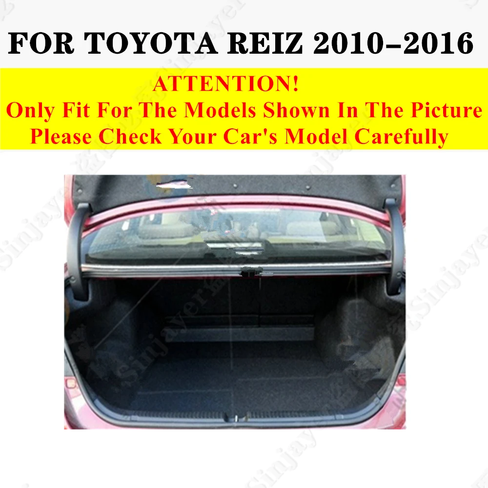 Car Trunk Mat For Toyota Reiz 2010 2011 2012 2013 2014 2015 2016 Rear Cargo Cover Carpet Liner Tail Auto Parts Boot Luggage Pad