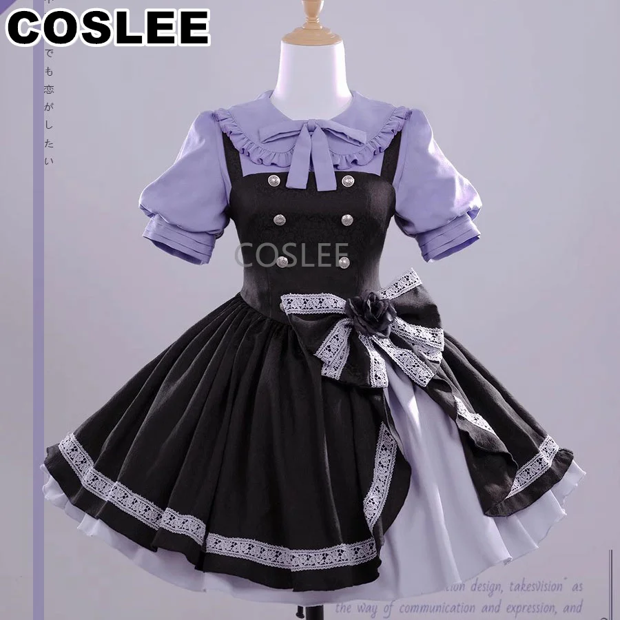 

COSLEE Love Chunibyo & Other Delusion Takanashi Rikka Dating Dress Cosplay Costume Lovely Lolita RolePlay Uniform Halloween